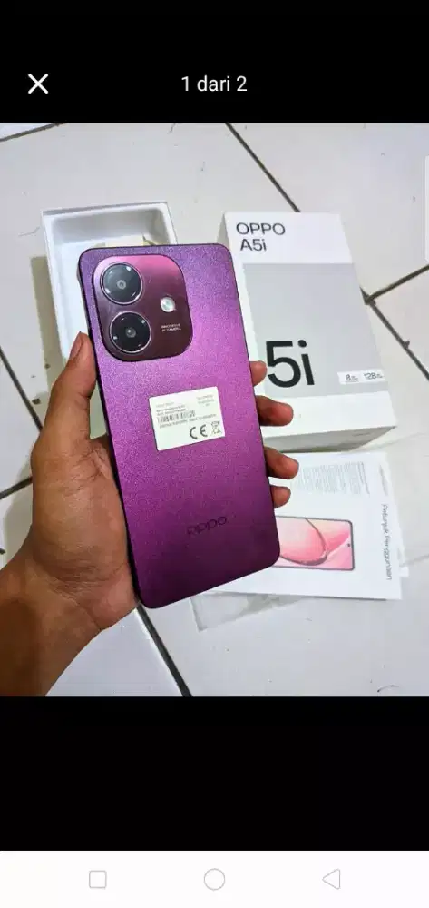 Di jual hp Oppo a5i ram4+4/128 mulus fullshet cashan Ajja gak ori