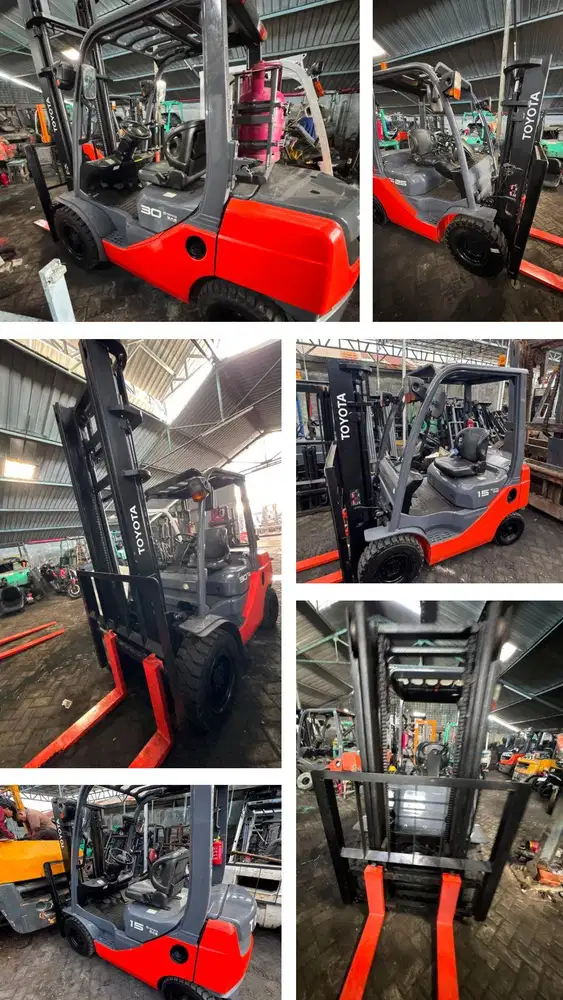 JUAL BELI FORKLIFT BEKAS TOYOTA UNIT NORMAL SIAP KERJA