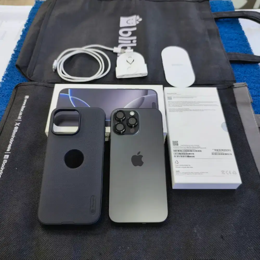 Iphone 16 Pro Max 256gb 99,9% like new BH 90% Ex Grs resmi Digimap