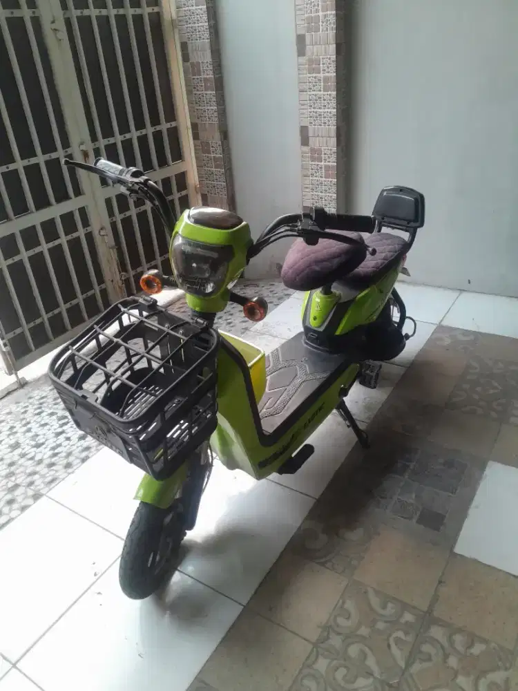 Sepeda Listrik Exotic baterai Baru
