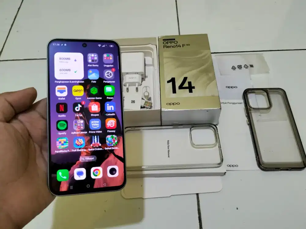 OPPO 14F 5G Ram 8GB + 8GB / 128GB AMOLED 6.57in 6000Mah Snapdragon NFC