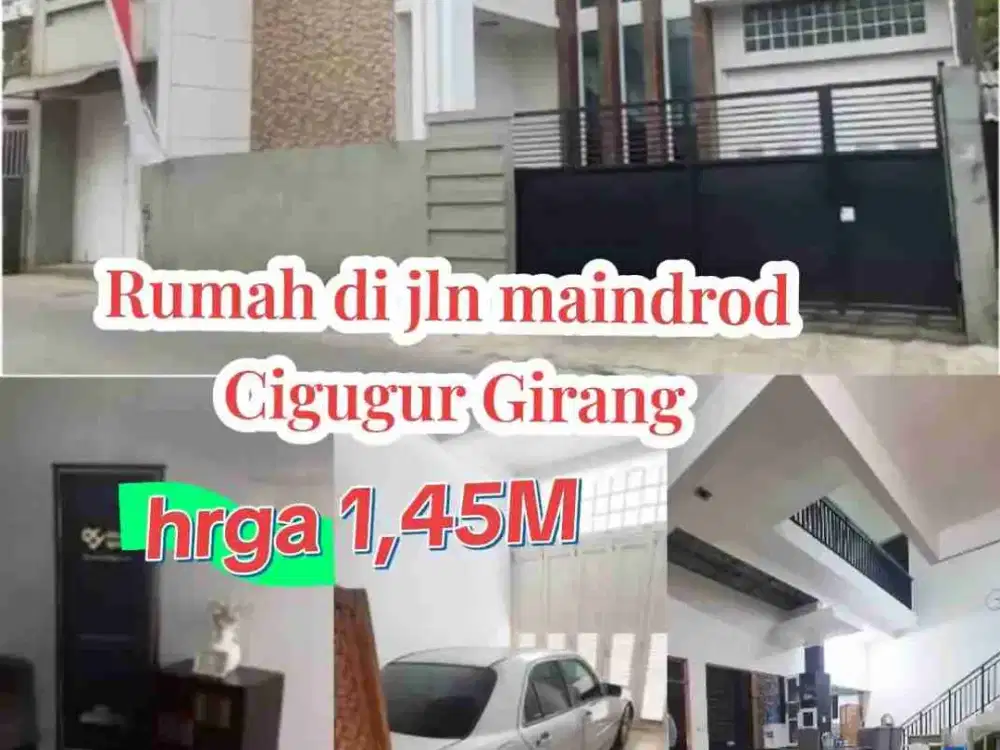 jual rumah di jln maindrod Cigugur Girang Bandung