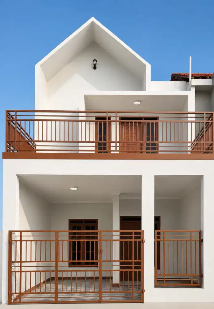 Rumah 2 lantai pinggir jalan