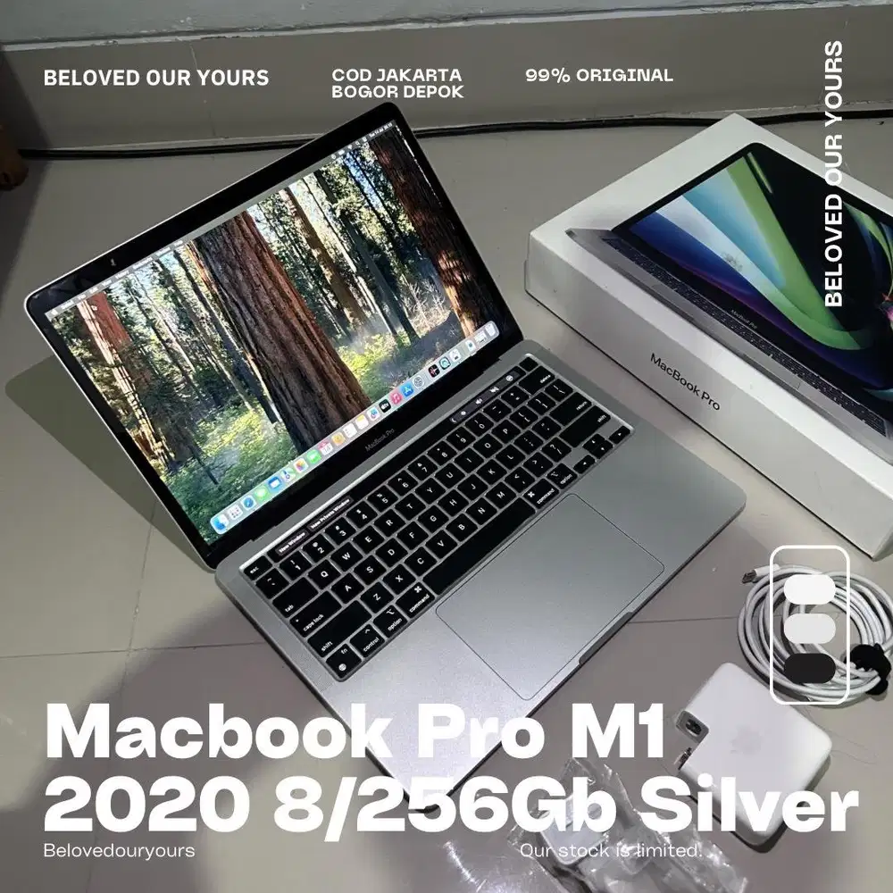 Macbook Pro M1 13 8/256Gb fullset