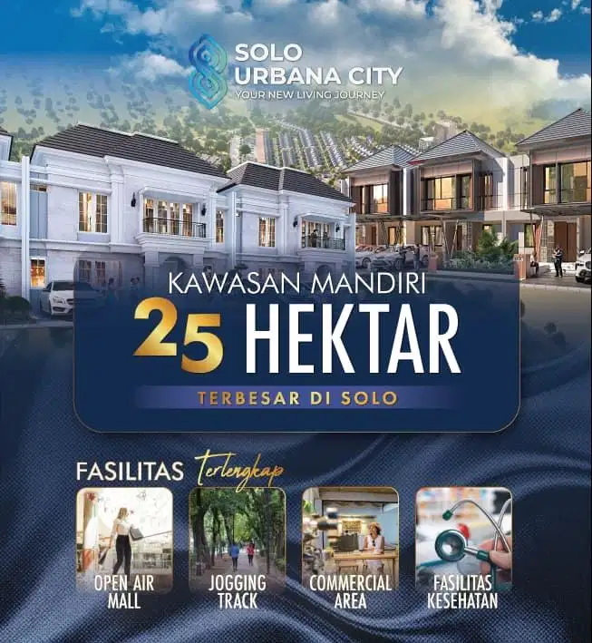 Rumah premium kawasan mandiri solo urbana dekat uns solo