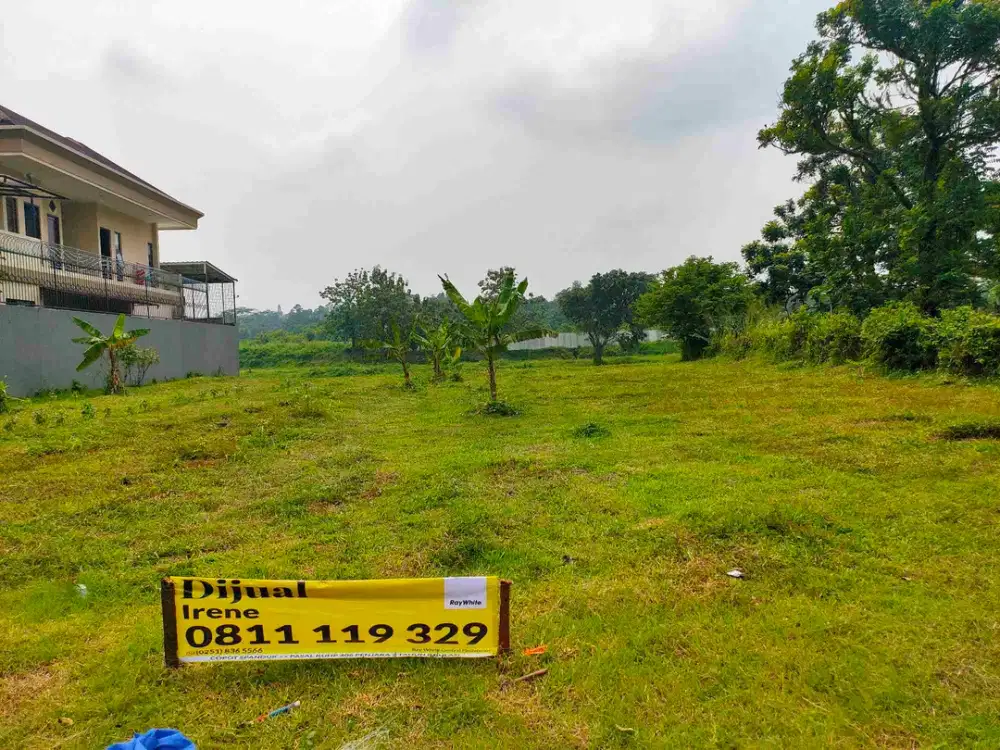 dijual tanah lahan siap bangun dalam cluster samping tol Jagorawi lingkungan asri aman bebas banjir