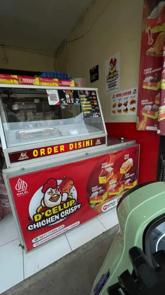Gerobak Ayam goreng fried chicken