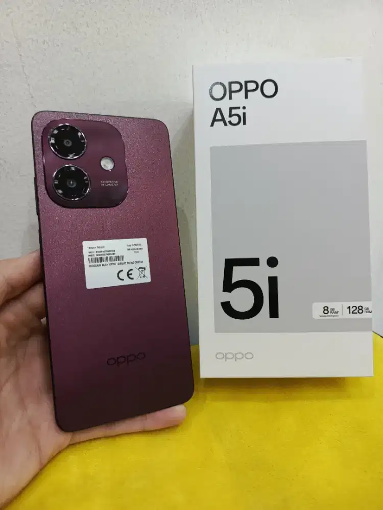 Oppo A5i 4+4/128 Garansi ON, Fullset Ori, Mulus, Nominus