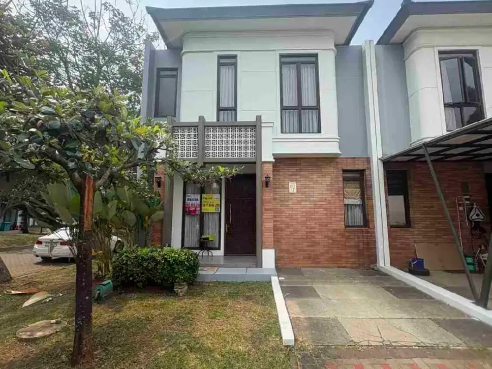 DIJUAL MURAH RUMAH CLUSTER MOZIA BSD SIAP HUNI