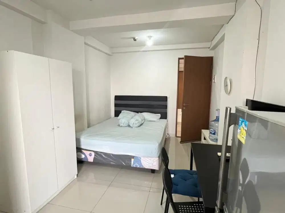 Dijual Studio Oak Tower B – Full Furnish, Lantai 20 AJB Ready, View Kolam Renang, Pulo Gadung