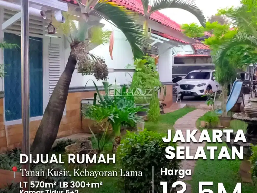 (RB) DIJUAL RUMAH TANAH KUSIR, KEBAYORAN LAMA, JAKARTA SELATAN