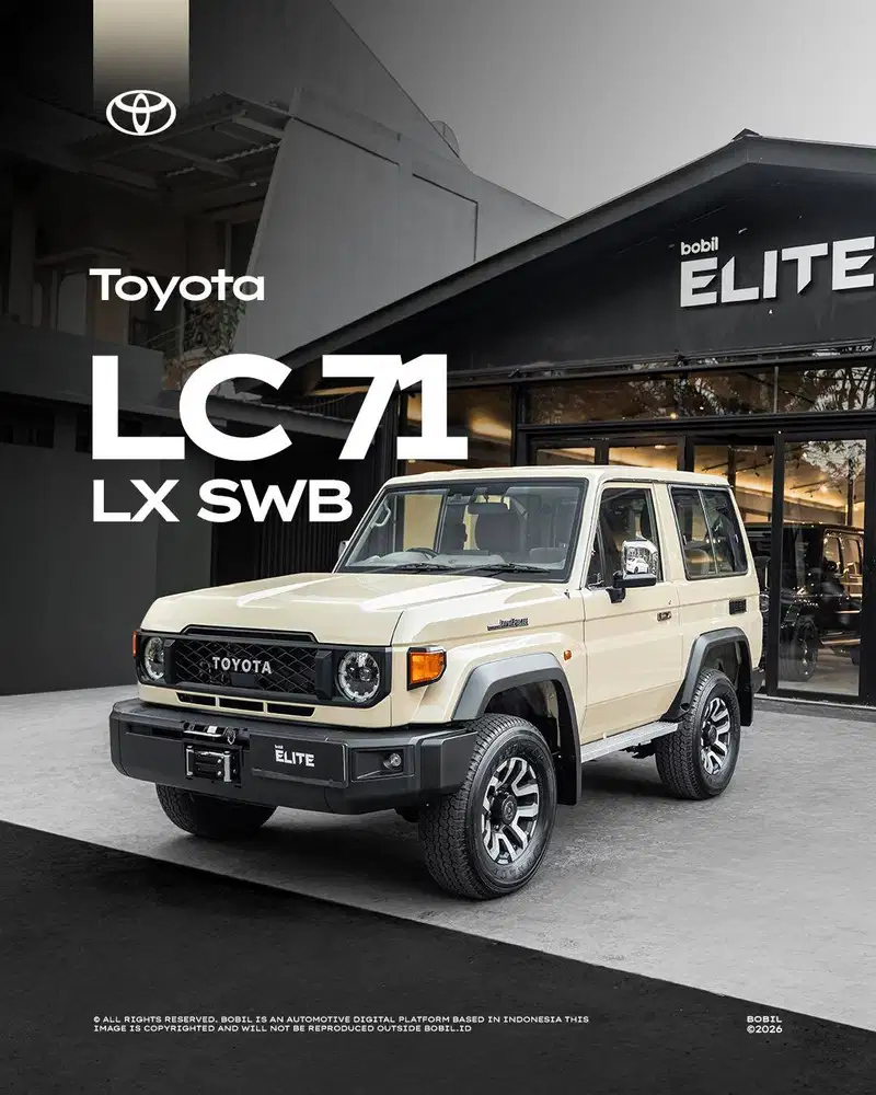 NIK 2025 Toyota Land Cruiser 71 LX SWB (70 Series) Sandy Taupe