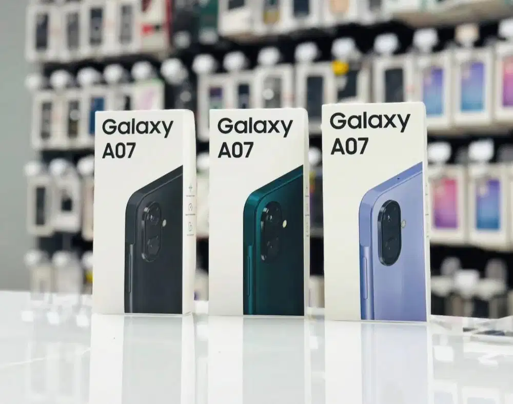 Samsung A07 4/64 black (baru)/msi bisa kredit lewat kredivo
