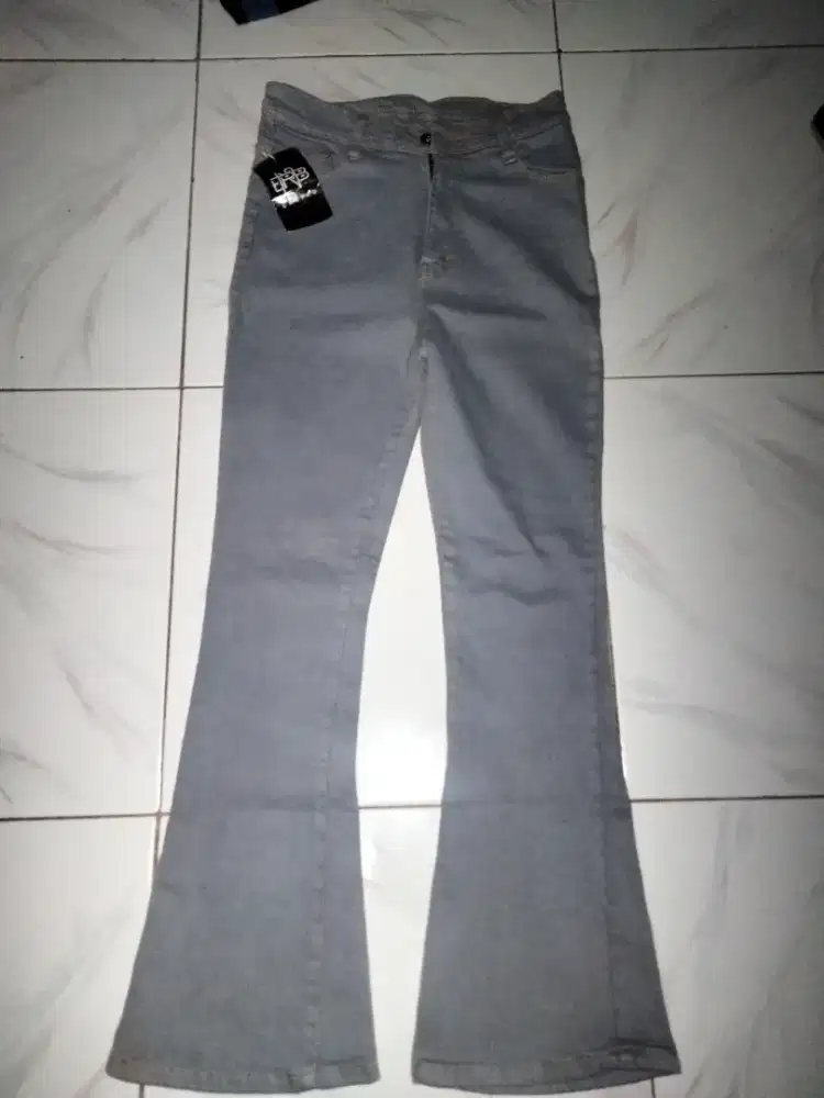 celana jeans enbrio grey