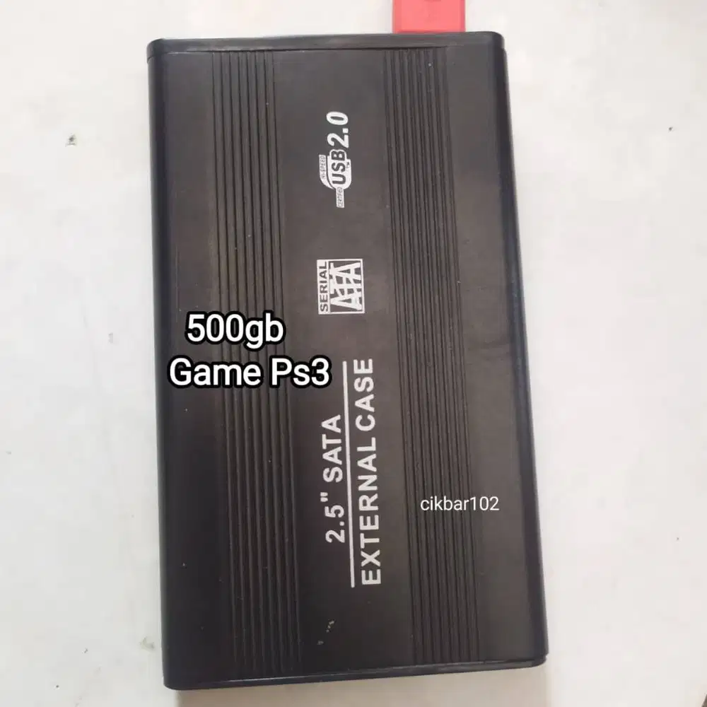 Hardisk external 500gb isi game ps3