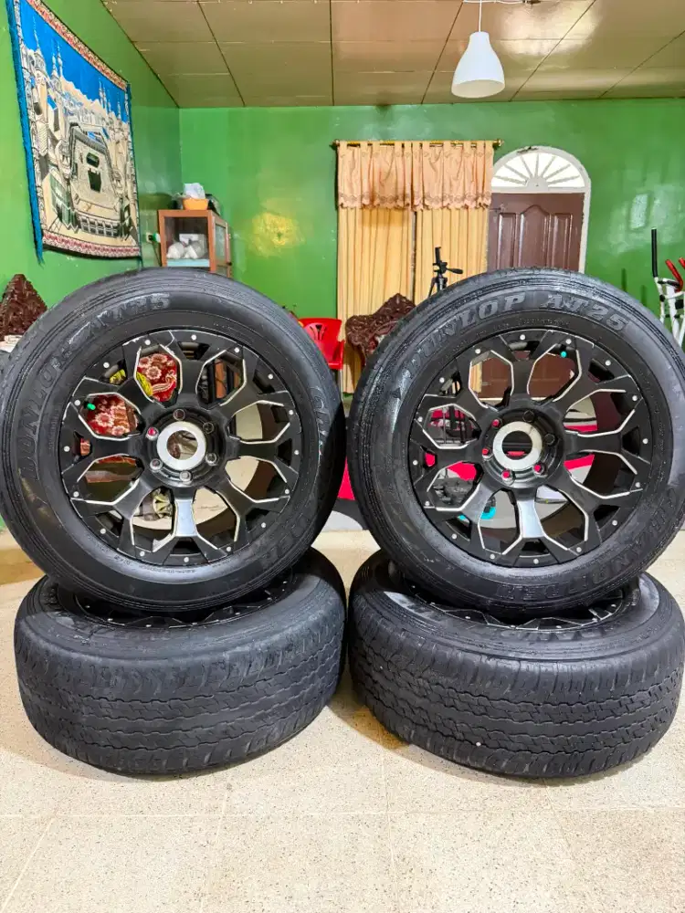 Dijual velg HSR ring 18 lubang 6 ex pajero