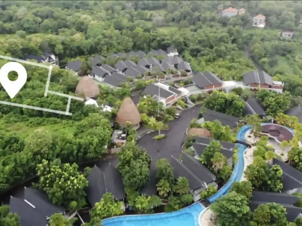 Tanah 1100m2 di kompleks resort Benoa Dijual, di Nusa Dua