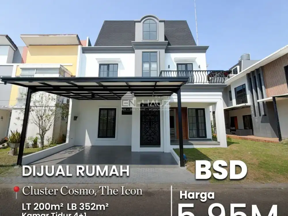(MC) DI JUAL RUMAH CLUSTER COSMO, THE ICON, BSD