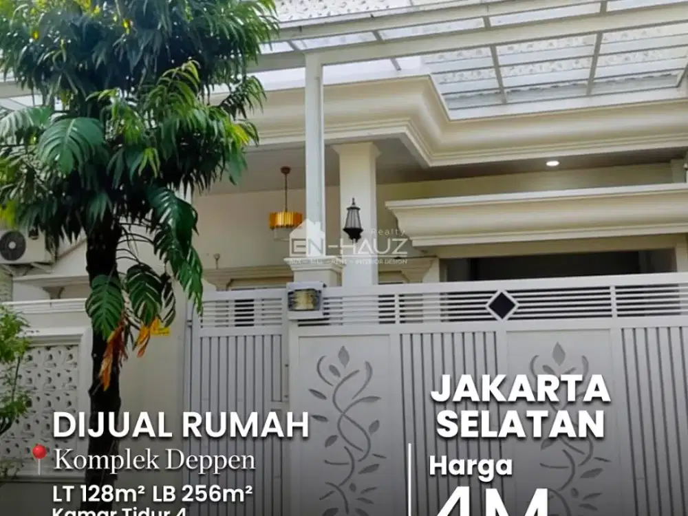 (RB) DIJUAL RUMAH KOMPLEK DEPPEN, JAKARTA SELATAN