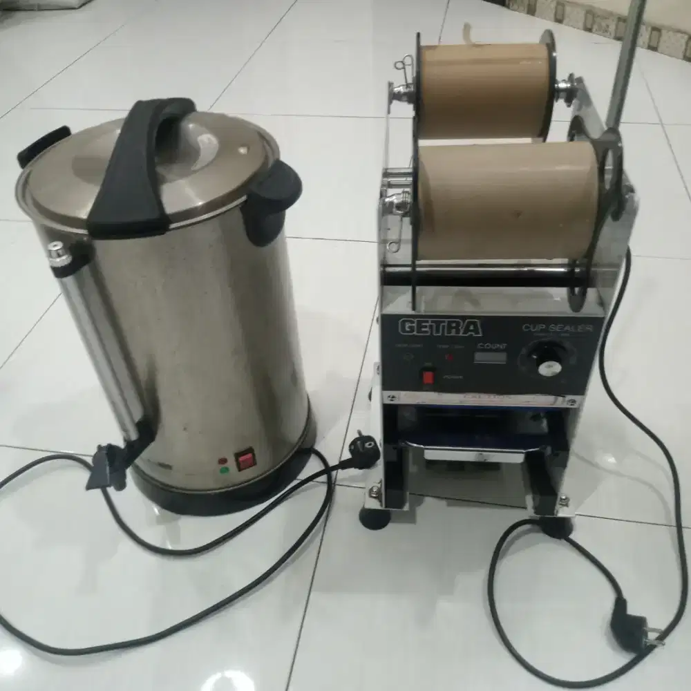 Jual mesin pres getra dan termos panas