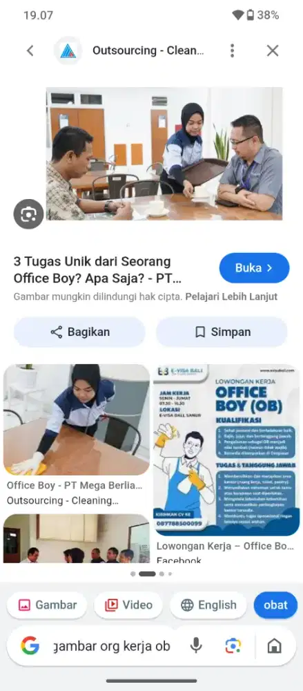 Lowongan kerja OB dan Gudang