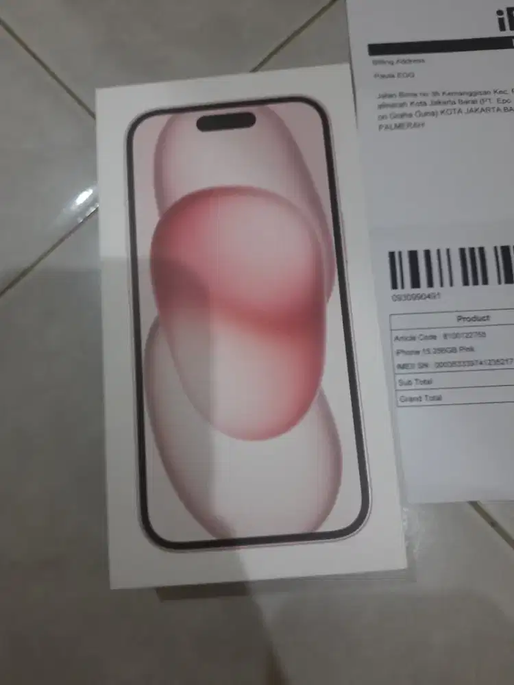 iPhone 15 256GB iBox BNIB Segel Original Belum Aktivasi