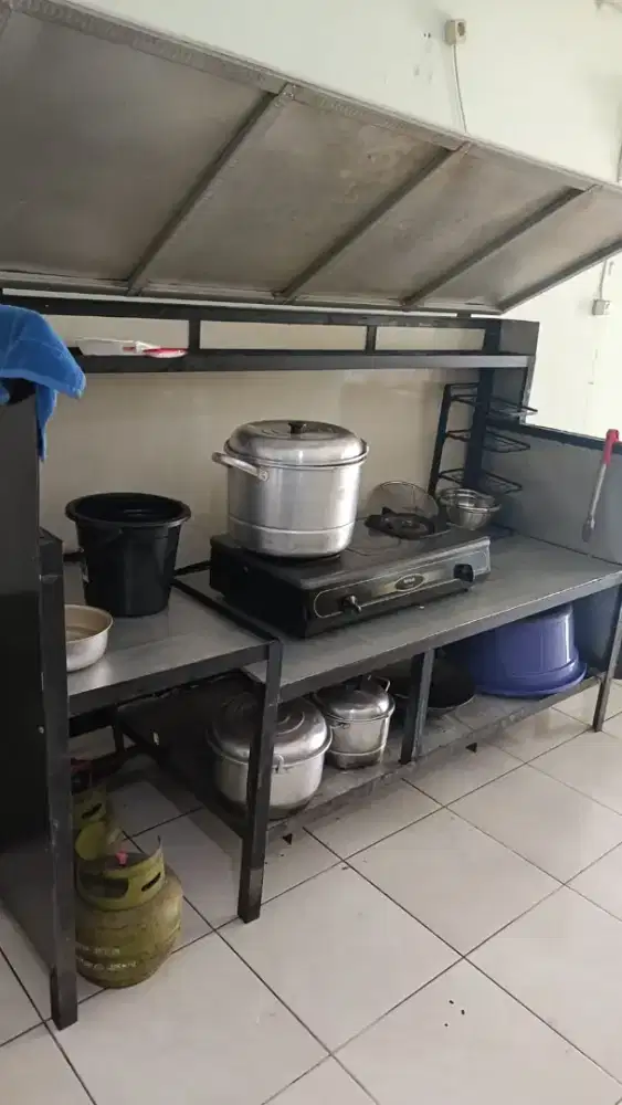 Paket Meja Kompor-Meja Kasir-Meja Steling