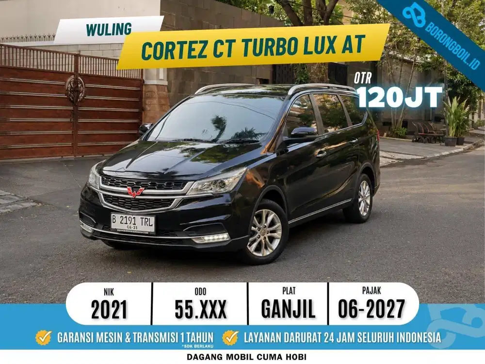 WULING CORTEZ 1.5 CT LUX DOBEL BLOWER AT 2021 SIAP PAKAI
