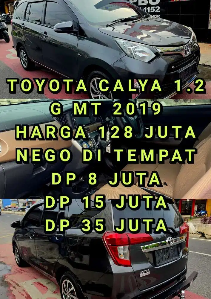 Toyota Calya 2019 Bensin DP 8 JUTA
