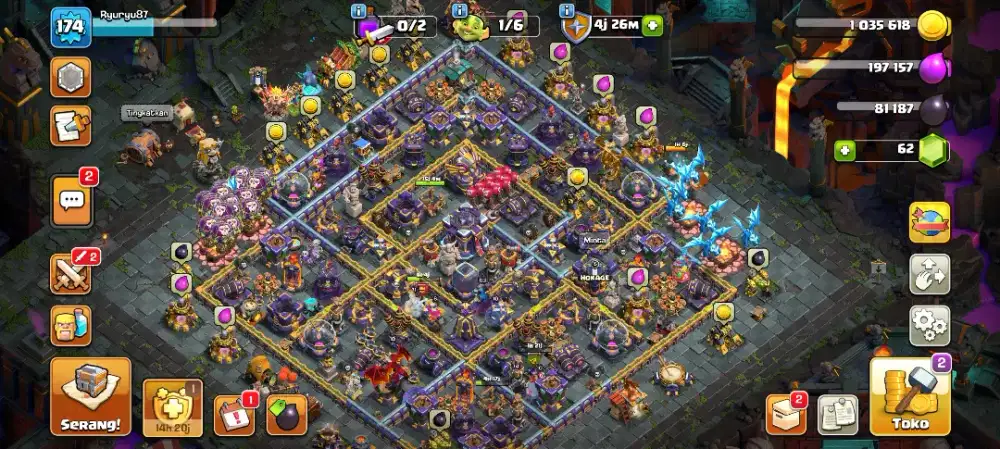Jual akun COC TH 15