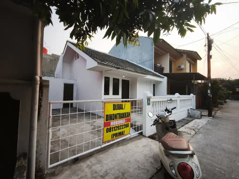 DISEWAKAN RUMAH BULANAN/TAHUNAN BARU RENOVASI BUKIT PAMULANG INDAH