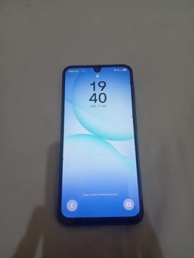 Samsung A17 5g ram 8 256 blue full set dus, charger
