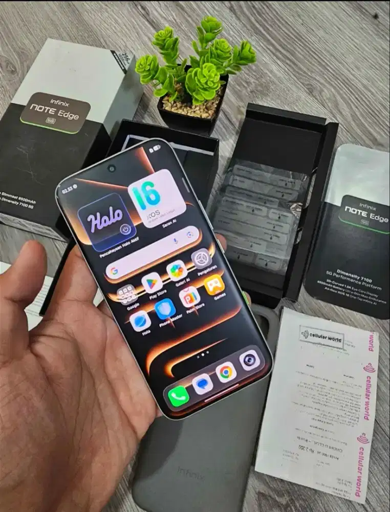 Infinix note edge 5G