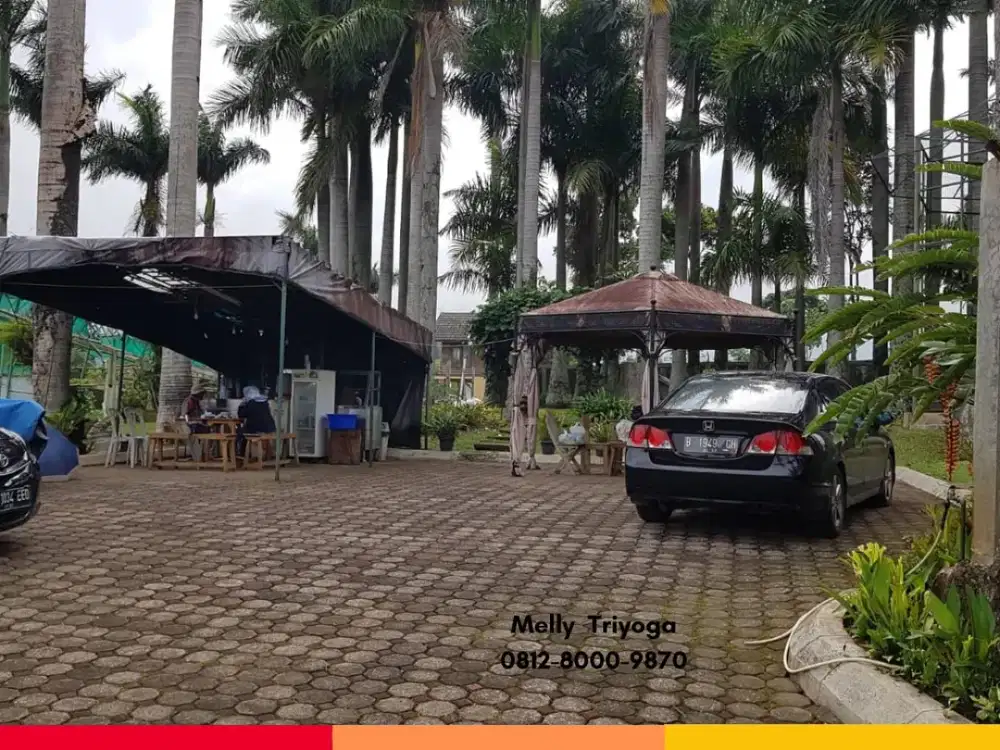 Dijual Tanah Bonus Gazebo, Sangkar Burung, dan Bangunan di Cipanas Puncak Bogor