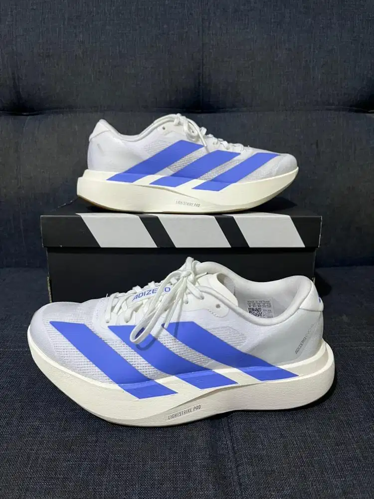 Sepatu Running Adidas Adizero EVO SL Size 40  Likenew Fullset
