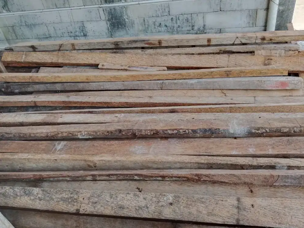 Dijual kayu balok jati dan kelapa