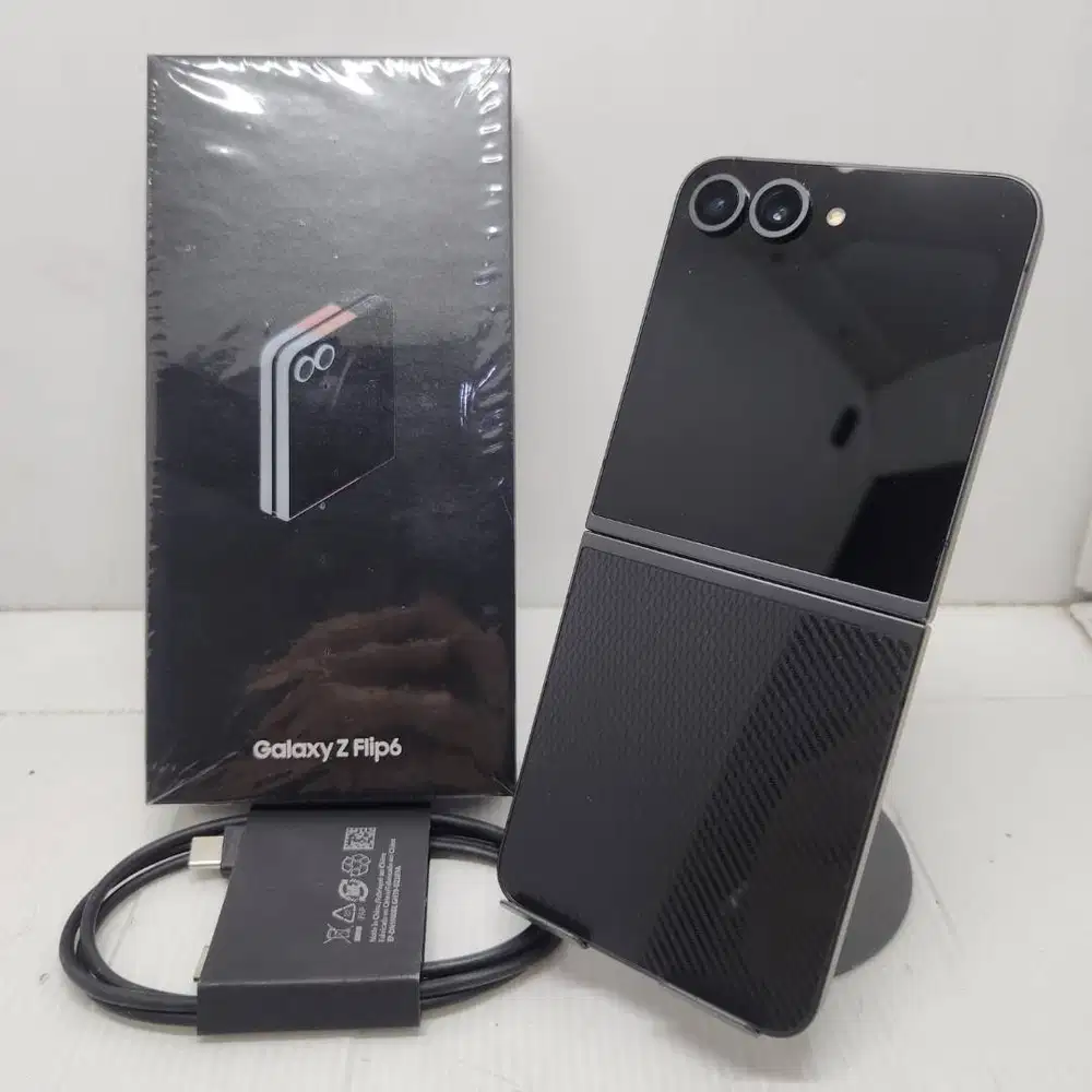 EXCLUSIVE COLOR  SAMSUNG GALAXY Z FLIP 6 5G 12/256 BLACK CRAFTED SEIN