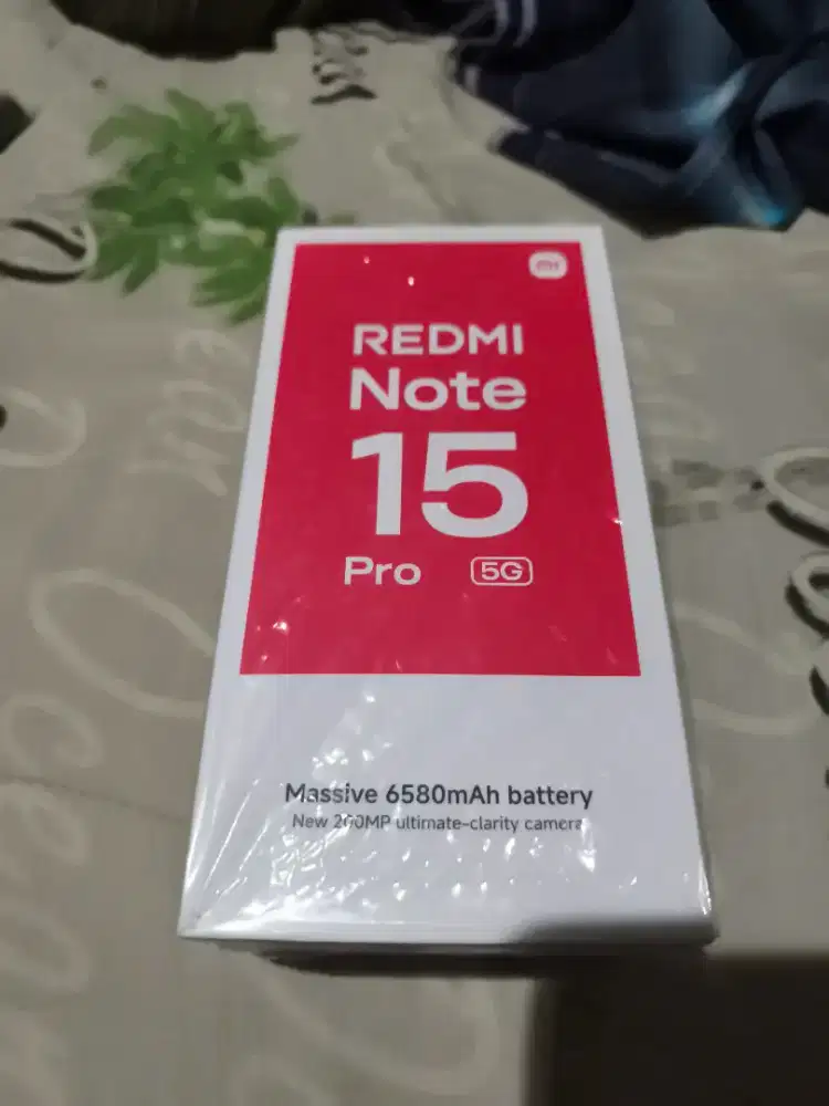 Jual redmi note 15 pro ram 8/256 5G warna titanium lengkap on garansi