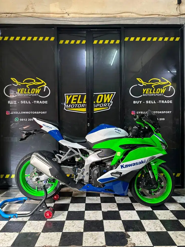 [YMS] KAWASAKI ZX25RR 2024 ABS HIJAU LOW ODO SPECIAL EDITION RARE