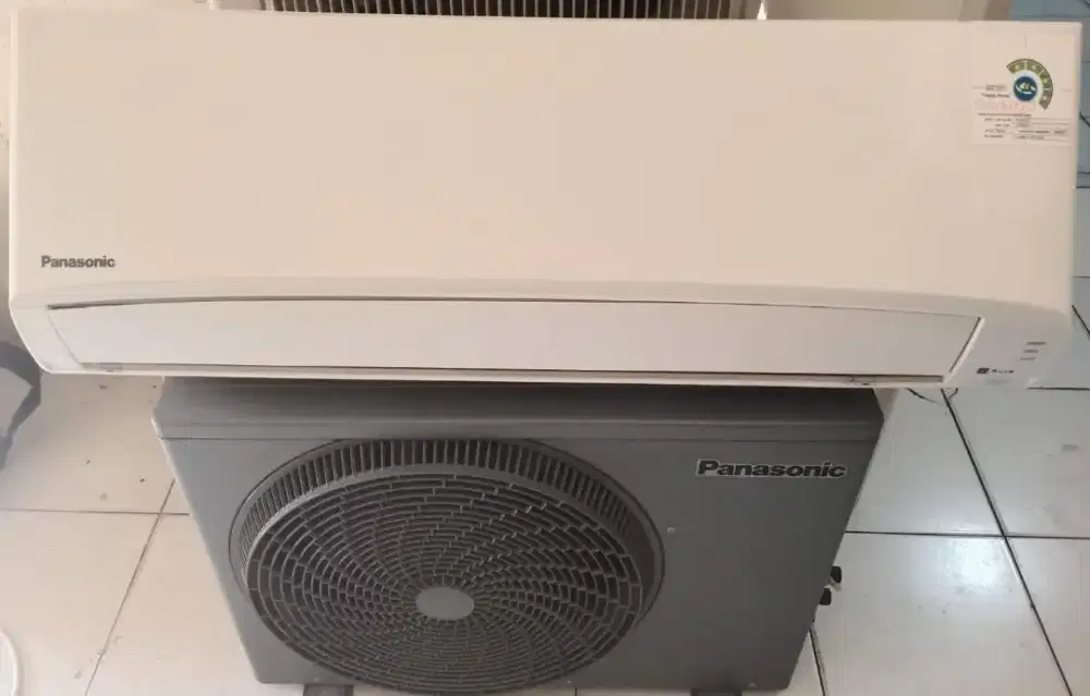 AC 1pk panasonic mulus, putih, bersih, Dijamin dingin