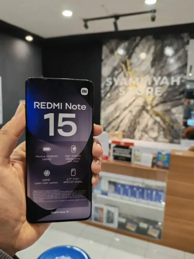 Ready Xiaomi Redmi Note 15 RAM 16Gb Baterai 6000mAh Baru Garansi Resmi