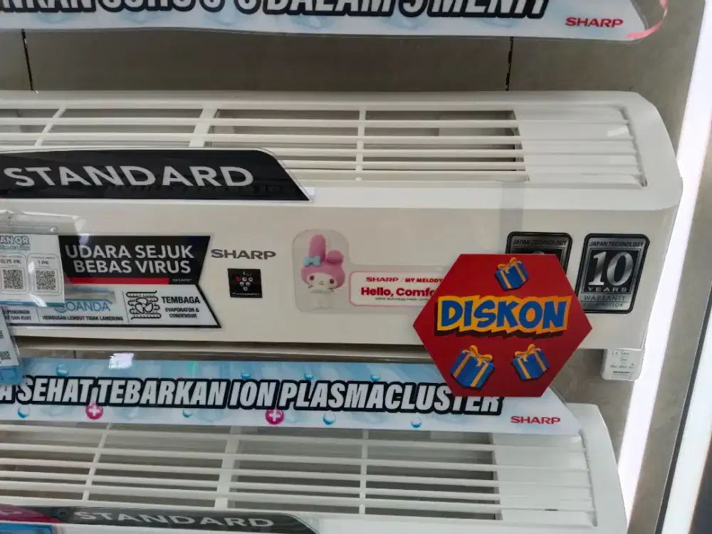ac  sharp diskon bisa pakai cicilan