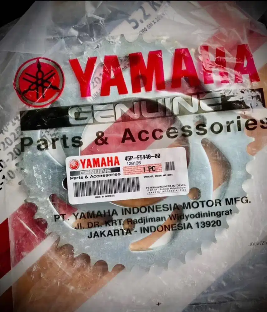 GEAR BELAKANG YAMAHA BYSON 40T ORIGINAL