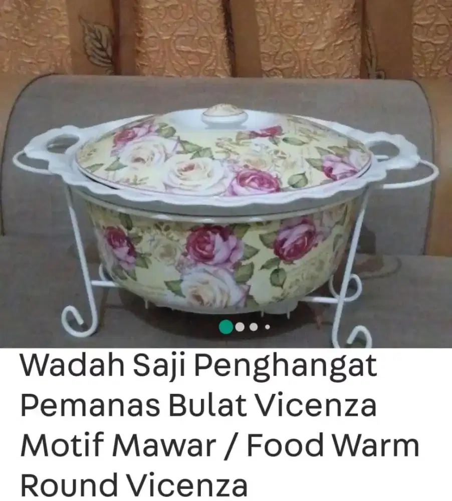 Wadah Saji Penghangat Merk Vicenza