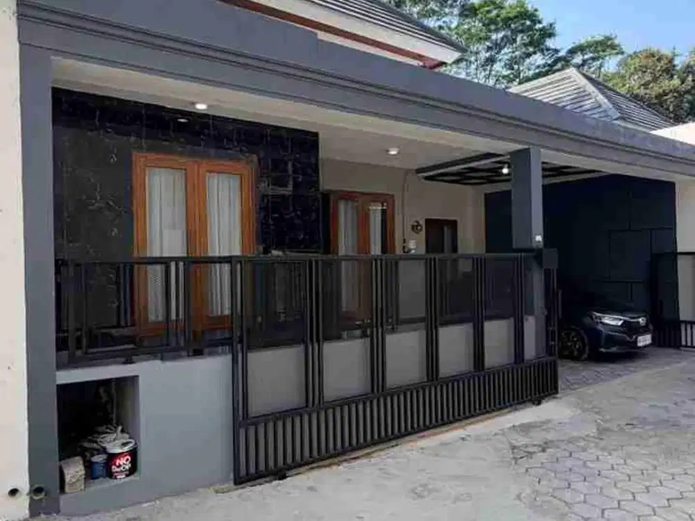RUMAH MEWAH LIMASAN MODERN FURNISHED HARGA MURAH DALAM CLUSTER DI PUCANGAN NGEMPLAK