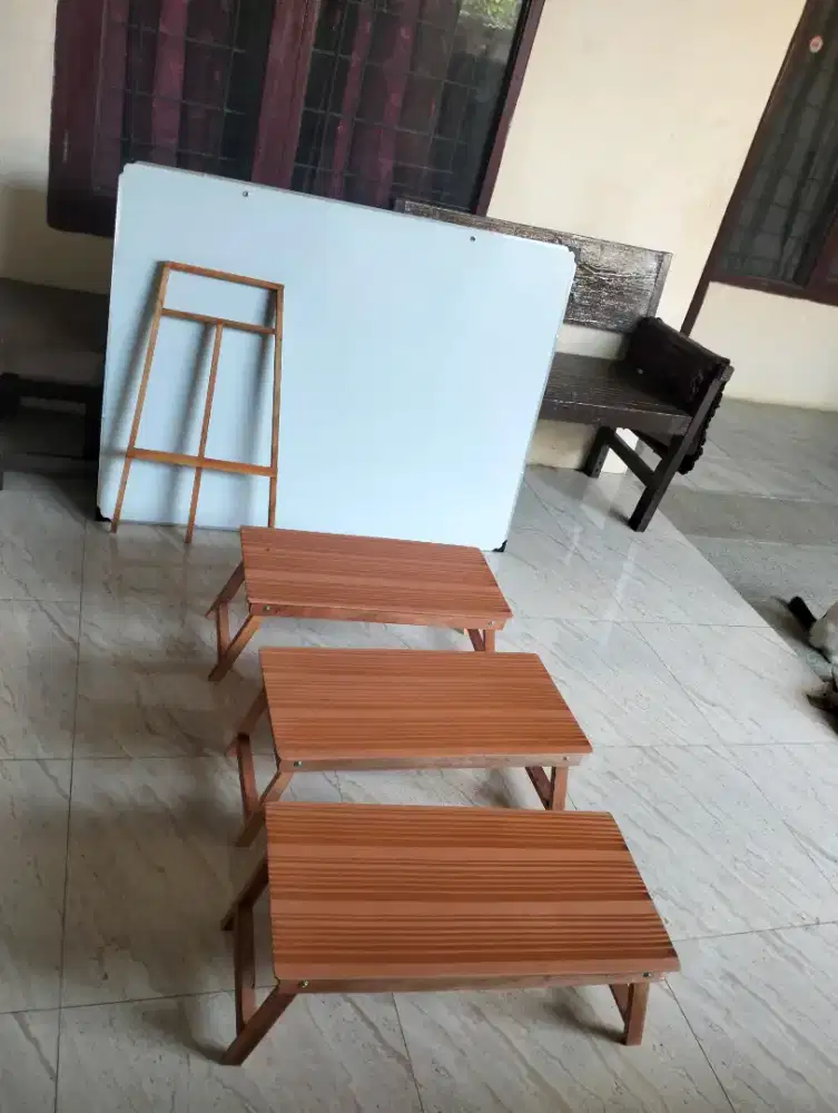 Alat belajar papan tulis meja lipat