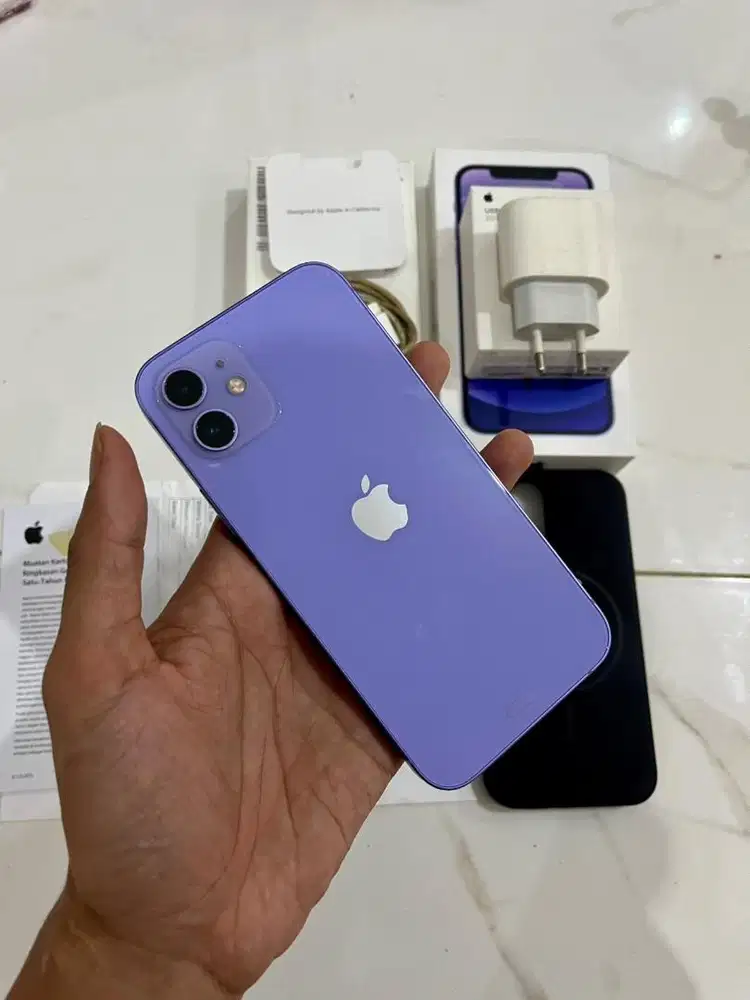 Iphone 12 Purple 128GB ex Ibox Mulus