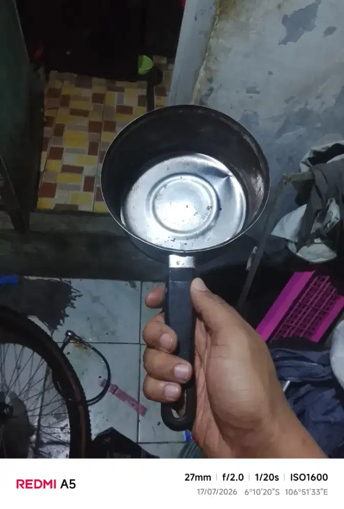 Panci stainless susu masak Indomie