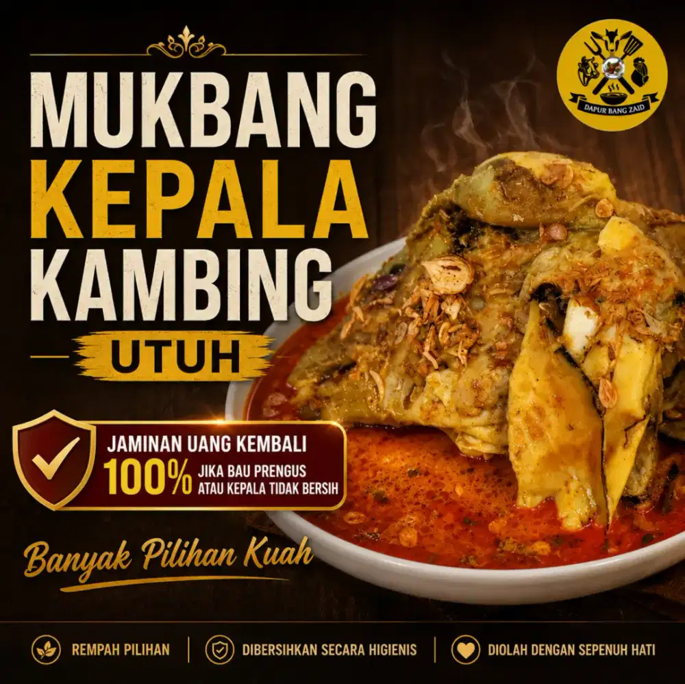 Jual Kepala Kambing Utuh Matang