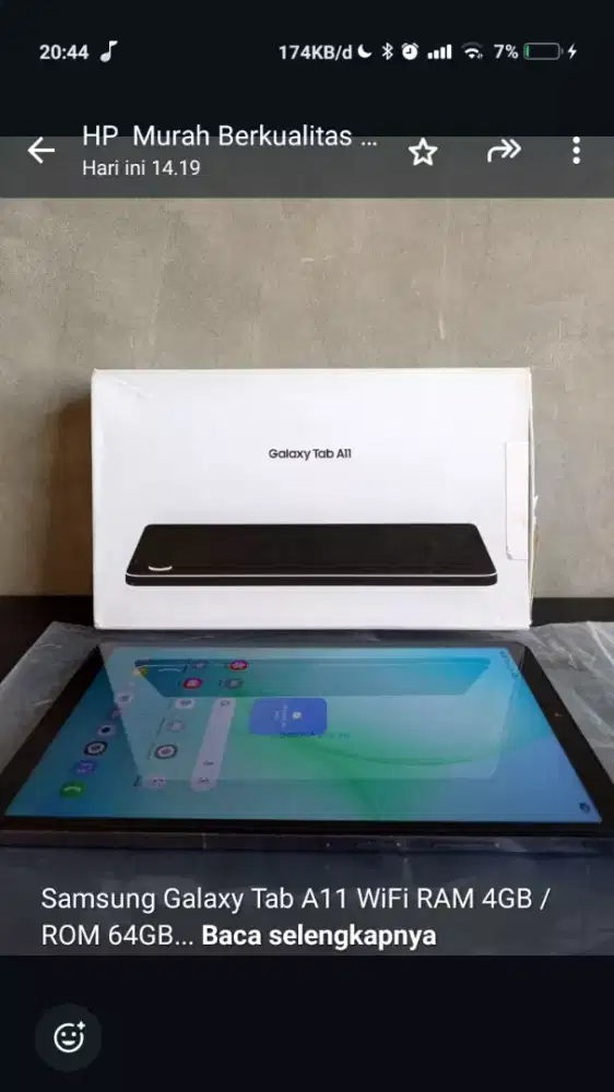 Tab a11 garansi resmi